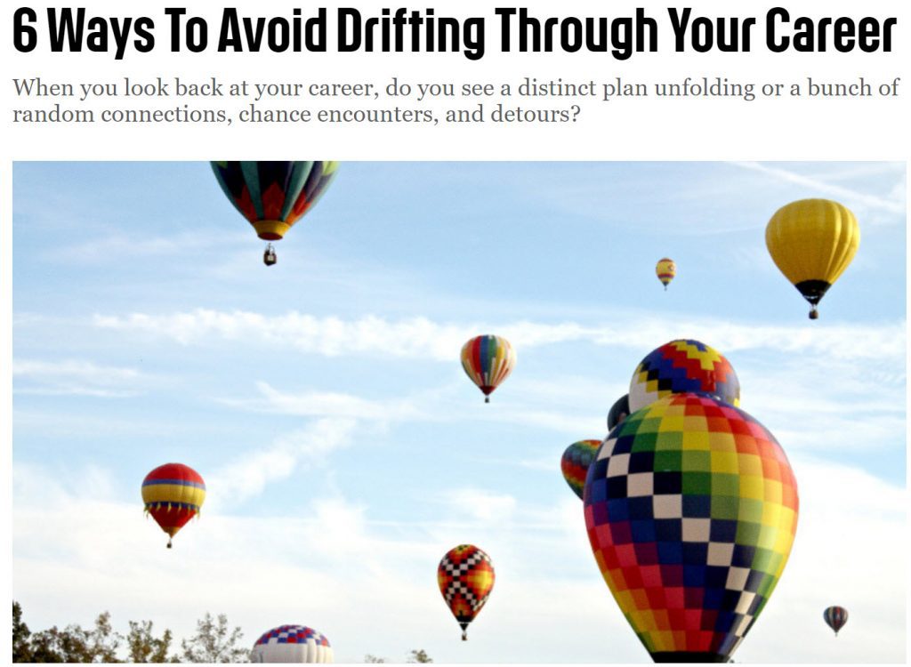 6 Ways To Avoid Drifting Through Your Career